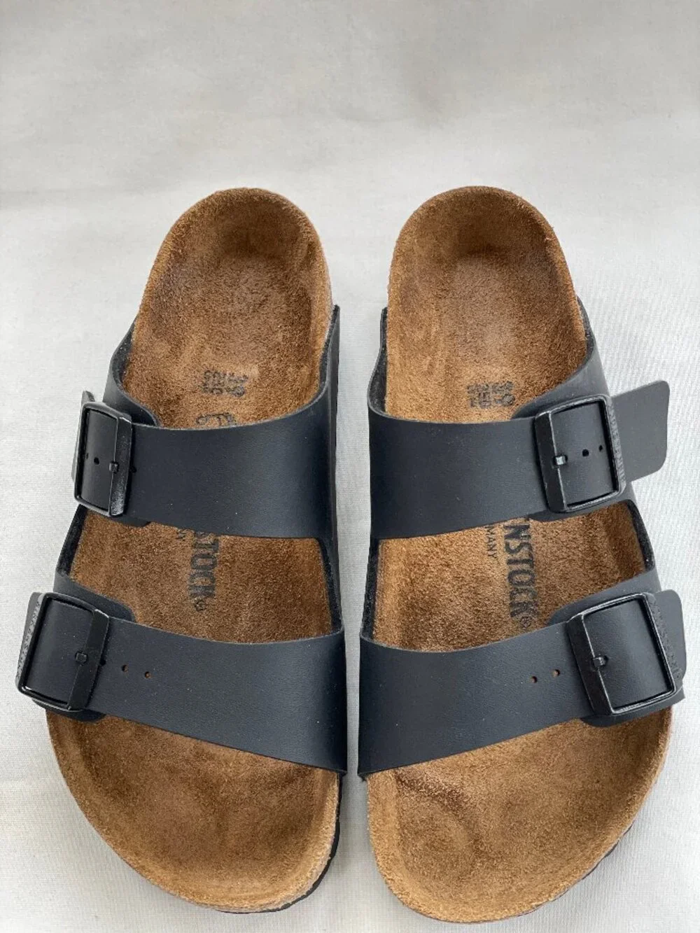 Birkenstock Arizona BS Regular Women 8 Men 6 Black Leather Sandal 0051791 Unisex - Picture 6 of 11